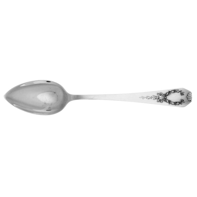 Madam Jumel (Sterling, 1908, Monograms) Five O'Clock Teaspoon by Whiting Manf Co