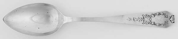 Madam Jumel (Sterling, 1908, Monograms) Tablespoon (Serving Spoon) by Whiting Manf Co