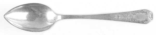 Madam Jumel (Sterling, 1908, Monograms) Dessert/Oval Soup Spoon