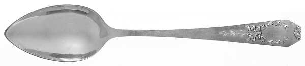 Madam Jumel (Sterling, 1908, Monograms) Teaspoon by Whiting Manf Co