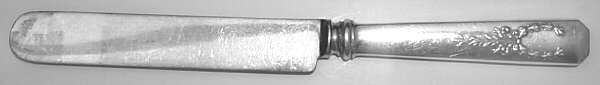 Madam Jumel (Sterling, 1908, Monograms) Blunt Hollow Knife with Bolster