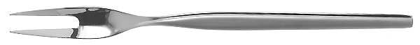 Diva (Stainless) Small Solid Cold Meat Serving Fork