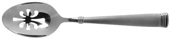 Napoli-Frost (Stainless) Pierced Tablespoon (Serving Spoon)