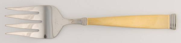 Napoli Gold (Stainless) Medium Solid Cold Meat Serving Fork