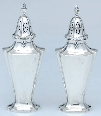 King Albert (Sterling, Hollowware) Salt and Pepper Set