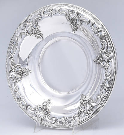 Grande Baroque (Sterling, Hollowware, 1 Hallmark) 10" Sandwich Plate