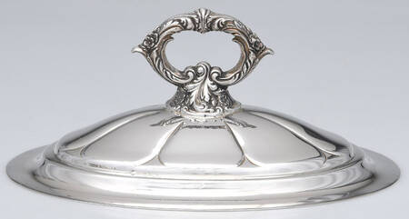 Grande Baroque (Sterling, Hollowware, 1 Hallmark) Lid for Footed Oval Vegetable
