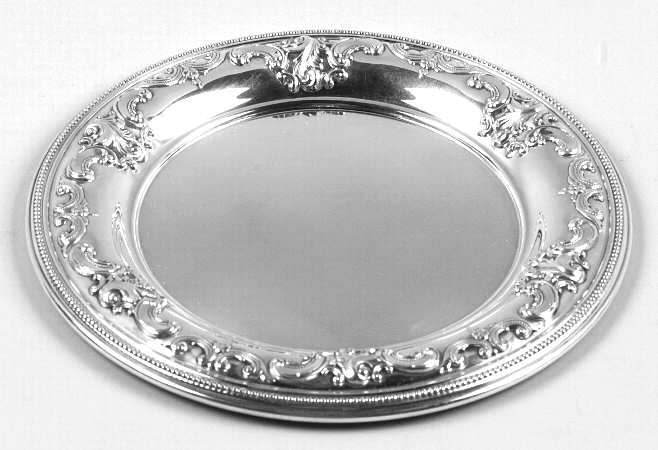 Grande Baroque (Sterling, Hollowware, 1 Hallmark) Bread Plate