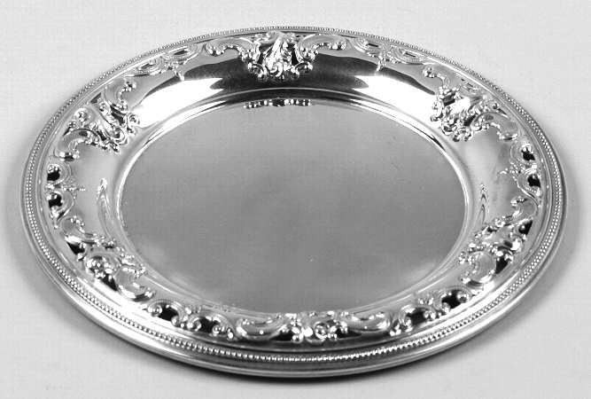 Grande Baroque (Sterling, Hollowware, 1 Hallmark) Pierced Bread & Butter Plate