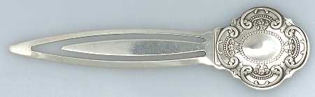 Grande Baroque (Sterling, Hollowware, 1 Hallmark) Decorative Book Mark