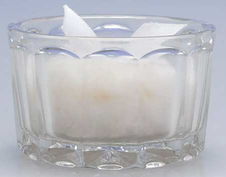 Grande Baroque (Sterling, Hollowware, 1 Hallmark) Crystal Powder Jar-No Sterling Lid