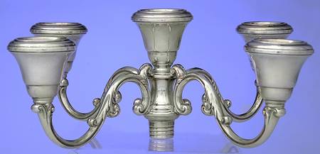 Grande Baroque (Sterling, Hollowware, 1 Hallmark) 5-Light Sterling Candelabra Branch