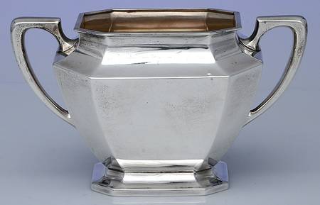 Somerset-Plain (Sterling, Hollowware) Sugar Bowl No Lid