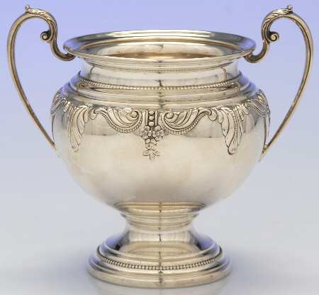 Stradivari (Sterling, Hollowware, Design on Top) Sugar Bowl No Lid