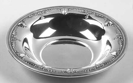 Stradivari (Sterling, Hollowware, Design on Top) Medium Sterling Bon Bon Bowl