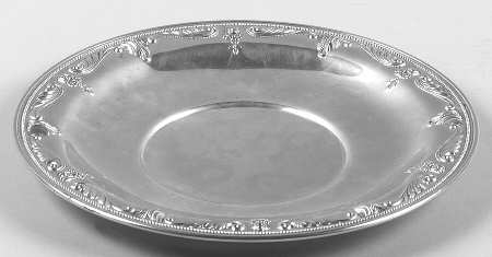 Stradivari (Sterling, Hollowware, Design on Top) 10" Sandwich Plate
