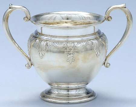 Stradivari (Sterling, Hollowware, Design on Top) Mini Open Sugar Bowl