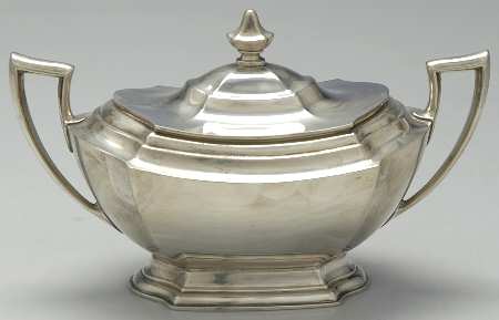 Washington (Sterling, Hollowware) Sugar Bowl & Lid