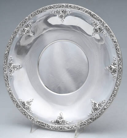 Meadow Rose (Sterling, Hollowware Only) 10" Sandwich Plate