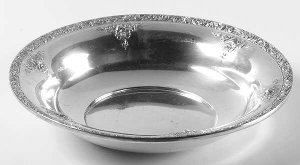 Meadow Rose (Sterling, Hollowware Only) Sterling Round Vegetable