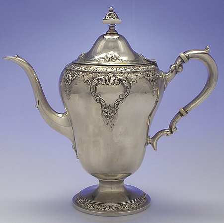 Meadow Rose (Sterling, Hollowware Only) Coffee Pot