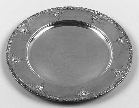 Meadow Rose (Sterling, Hollowware Only) Service Plate