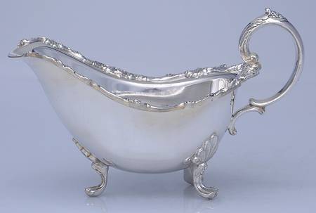 Royal Rose (Silverplate, Hollowware) Plated Gravy Boat No Underplate