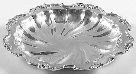 Royal Rose (Silverplate, Hollowware) 11" Silverplate Buffet Dish/Tray