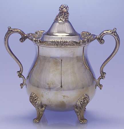 Royal Rose (Silverplate, Hollowware) Sugar Bowl & Lid