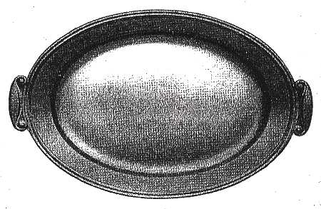 Vogue II (Silverplate, Hollowware) Small Plated Meat Platter No Well