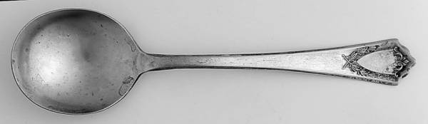 WAW2 (SILVERPLATE) Round Bowl Soup Spoon (Gumbo)