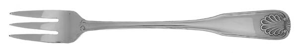 Coquille (Silverplate) Cocktail/Seafood Fork by World Tableware