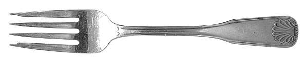 Coquille (Silverplate) Individual Salad Fork