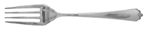 Golden Lotus (Sterling) Individual Salad Fork
