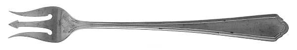 John Alden (Sterling, 1911, Monograms) Oyster Fork