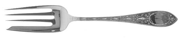 Adam (Sterling, 1907) Small Solid Cold Meat Serving Fork