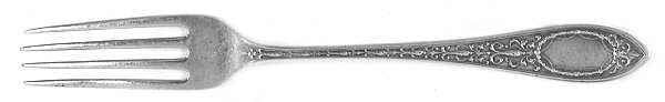 Adam (Sterling, 1907) Solid Youth Tea Fork