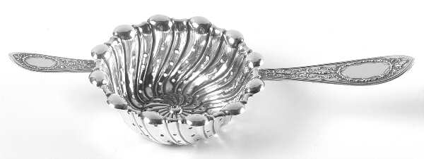 Adam (Sterling, 1907) Solid Individual Overcup Tea Strainer