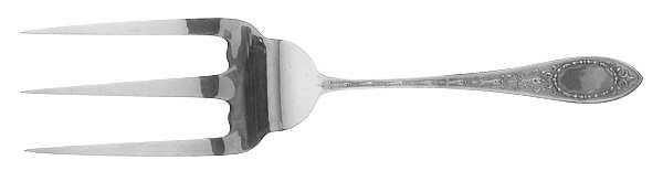 Adam (Sterling, 1907) Solid Toast Serving Fork