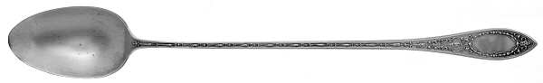 Adam (Sterling, 1907) Extra Long Handle Iced Tea Spoon