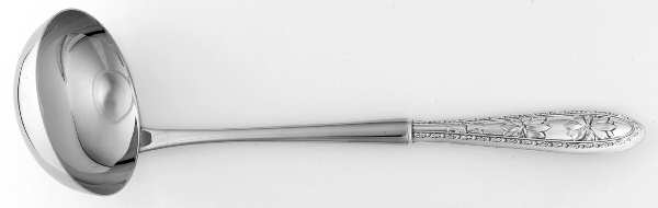 Poinsettia (Sterling) Soup Ladle with Stainless Bowl