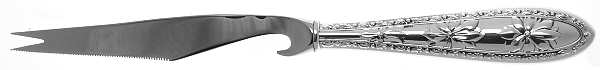 Poinsettia (Sterling) Hollow Handle Bar Knife