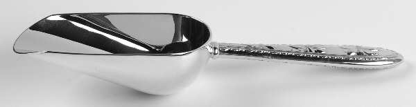 Poinsettia (Sterling) Ice Scoop with Silverplate Bowl