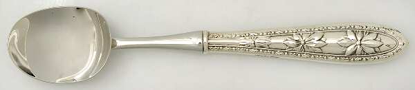 Poinsettia (Sterling) Ice Cream Scoop with Stainless Bowl