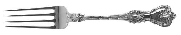 King Edward (Sterling, 1901, Monograms) Fork