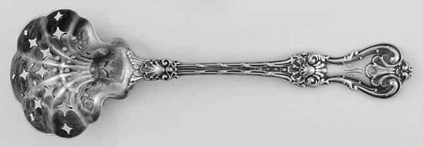 King Edward (Sterling, 1901, Monograms) Large Sugar Sifter