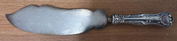 Imperial Queen (Sterling, 1893) Large Ice Cream Slicer with Silverplate Blade