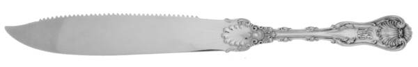 Imperial Queen (Sterling, 1893, Monograms) Cake Saw Solid Piece