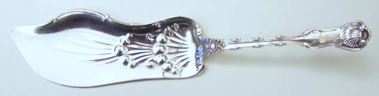 Imperial Queen (Sterling, 1893, Monograms) Small Solid Fish Serving Knife