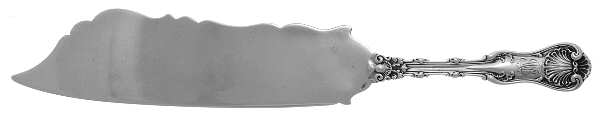 Imperial Queen (Sterling, 1893, Monograms) Solid Ice Cream Slicer